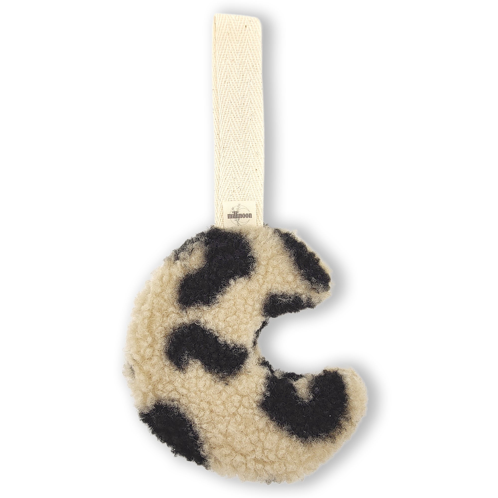 Attache tétine sherpa lune graou leopard