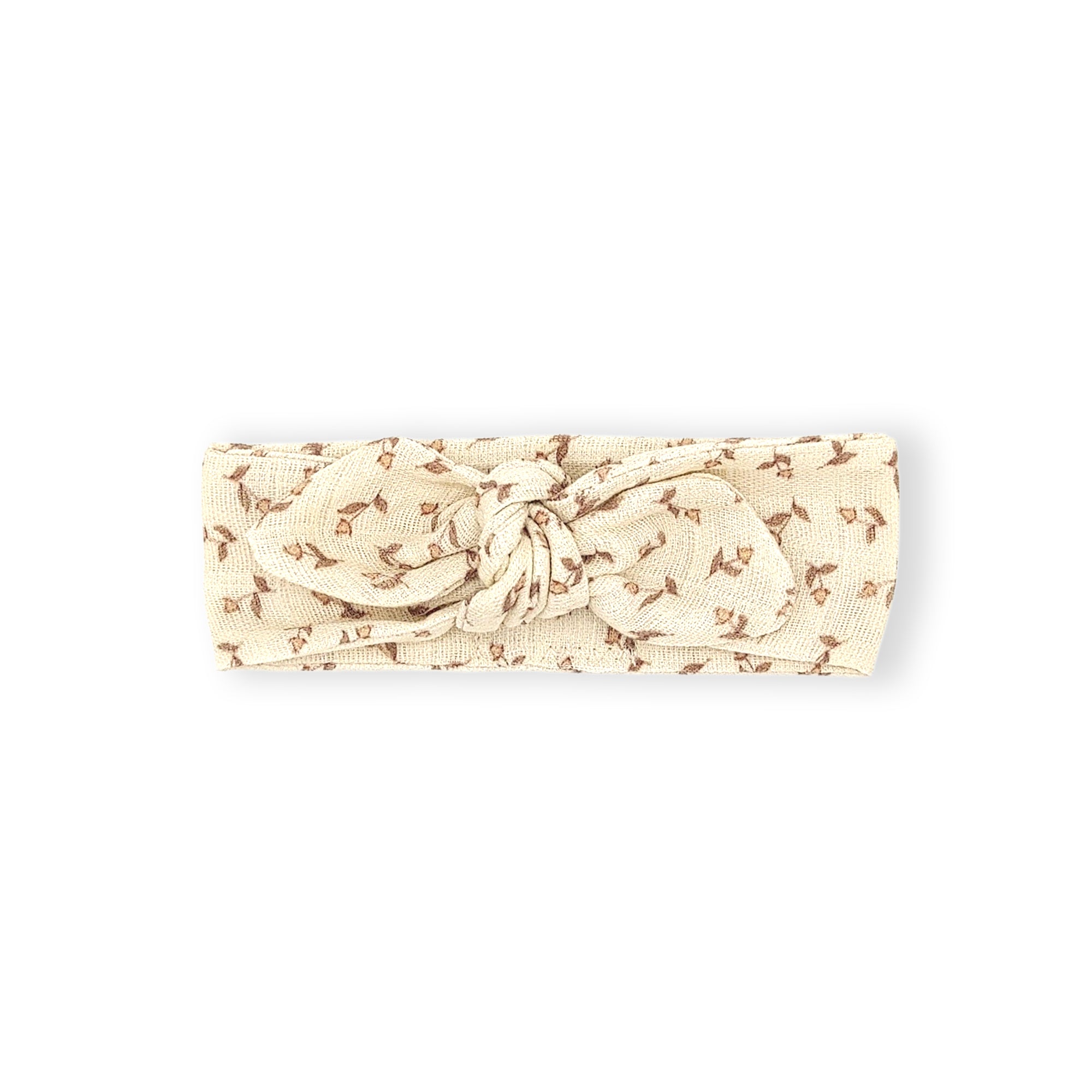 Bandeau gaze bio fleuri liberté
