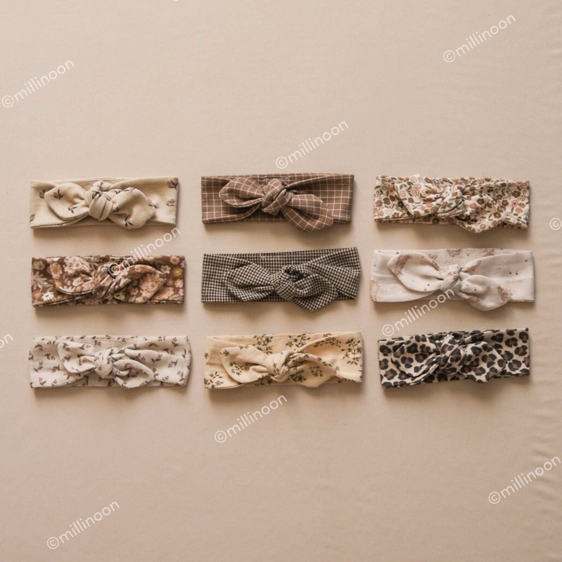 Bandeau gaze bio lapin