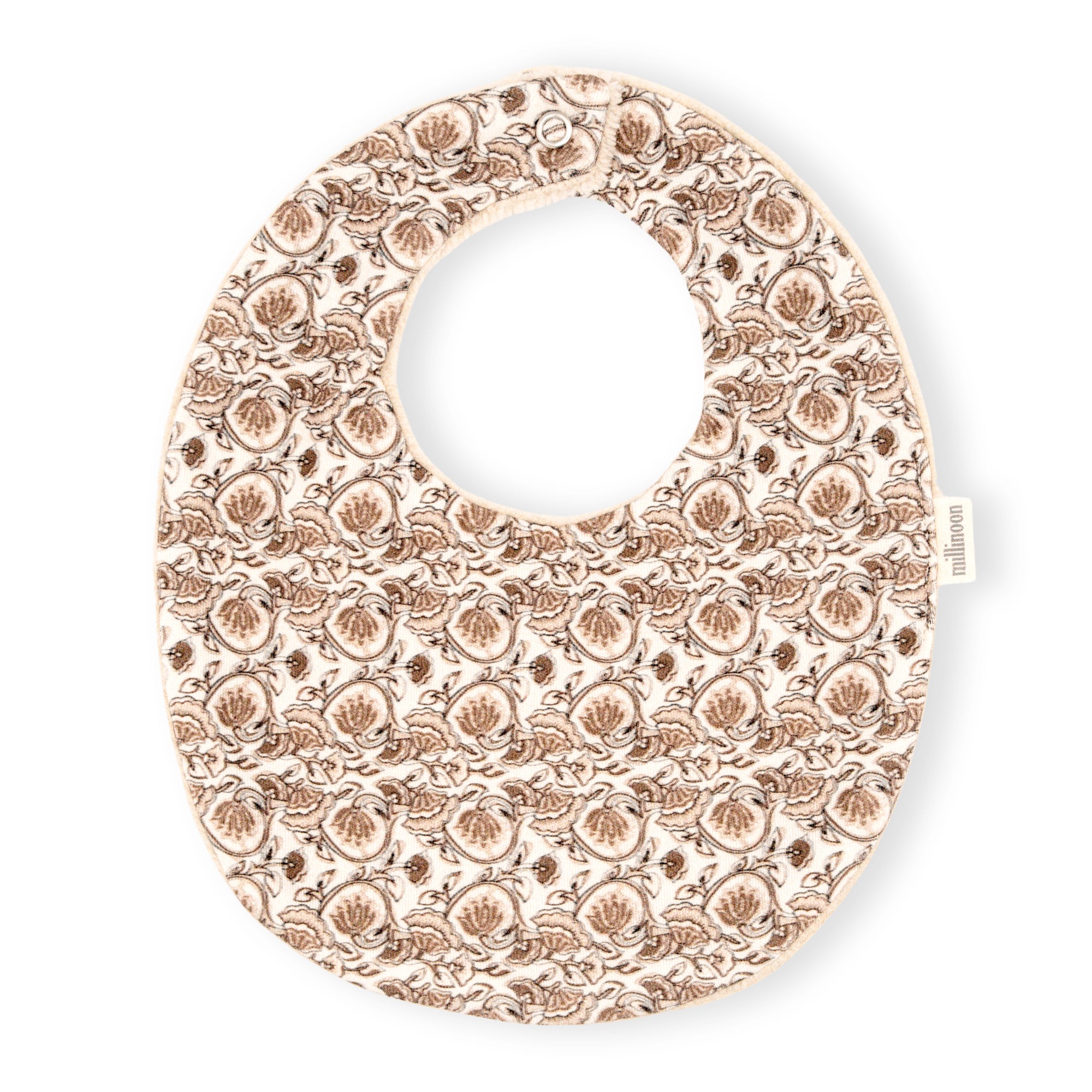 Bavoir maille coton bio indien beige