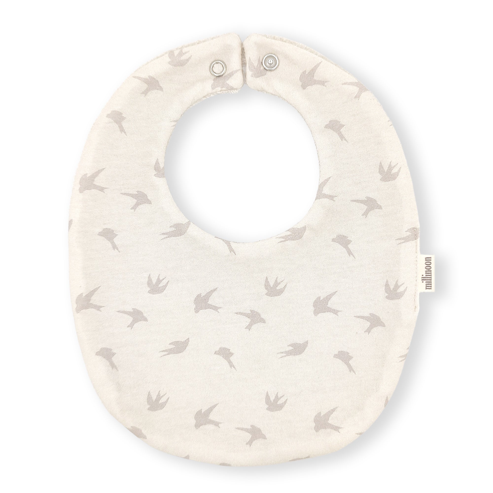 Bavoir maille de coton bio Hirondelle