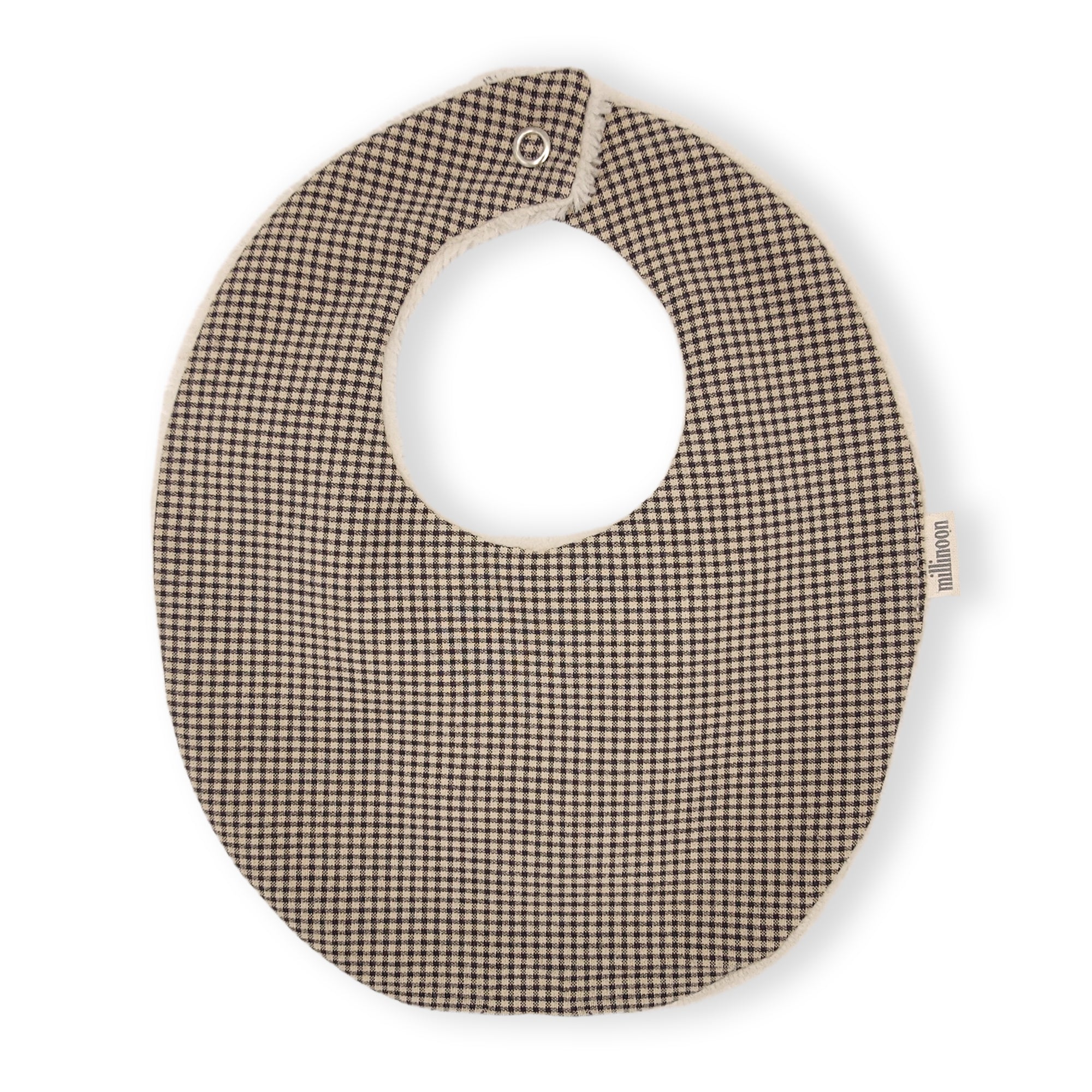 Bavoir coton gaufré vichy