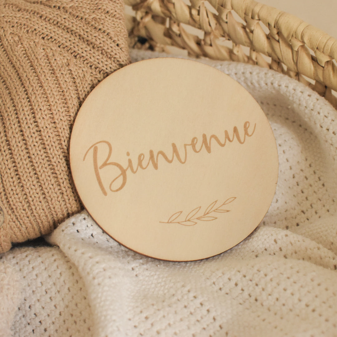 Coffret naissance marron 3 articles