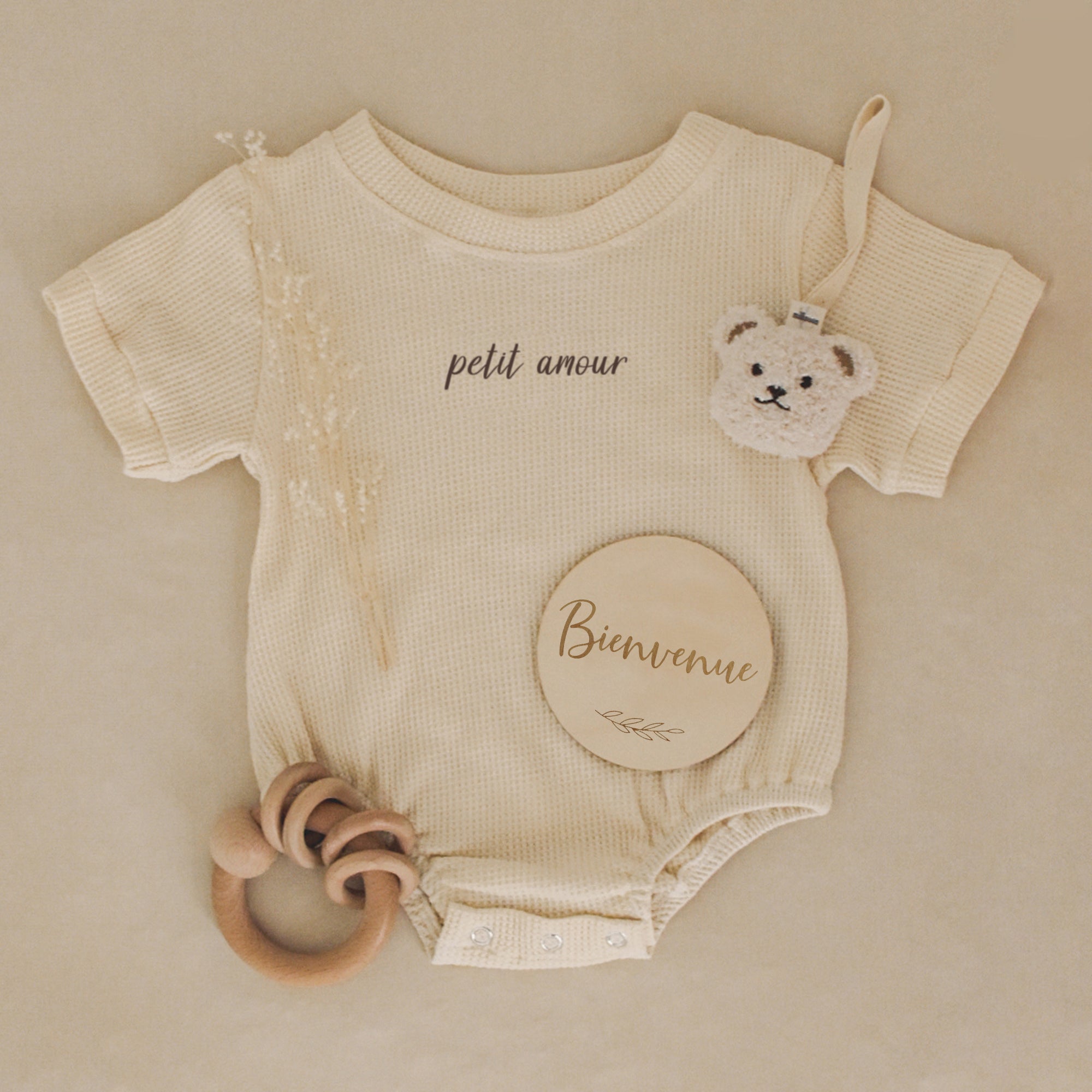 Coffret naissance beige petit amour 4 articles