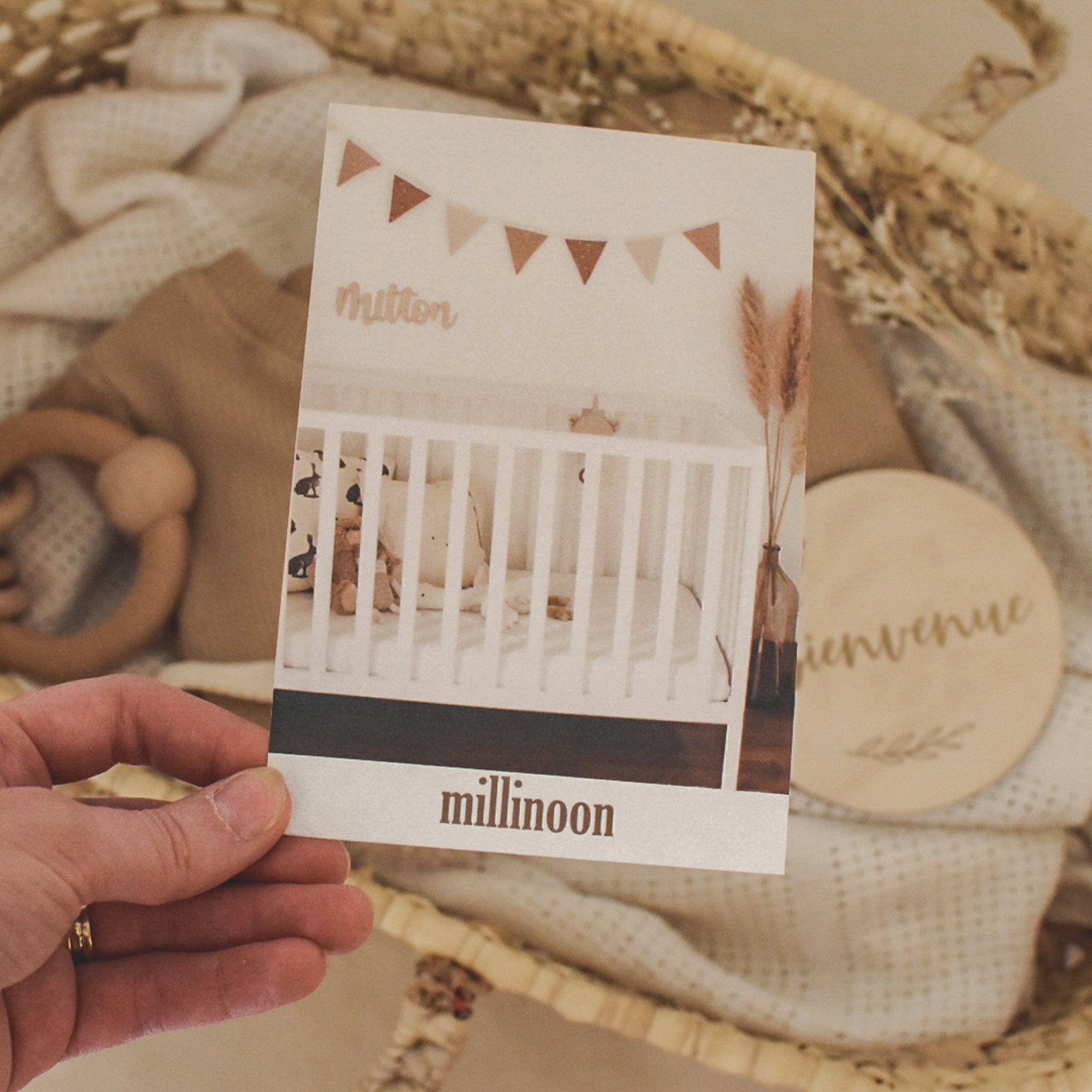 Coffret naissance beige petit amour 4 articles