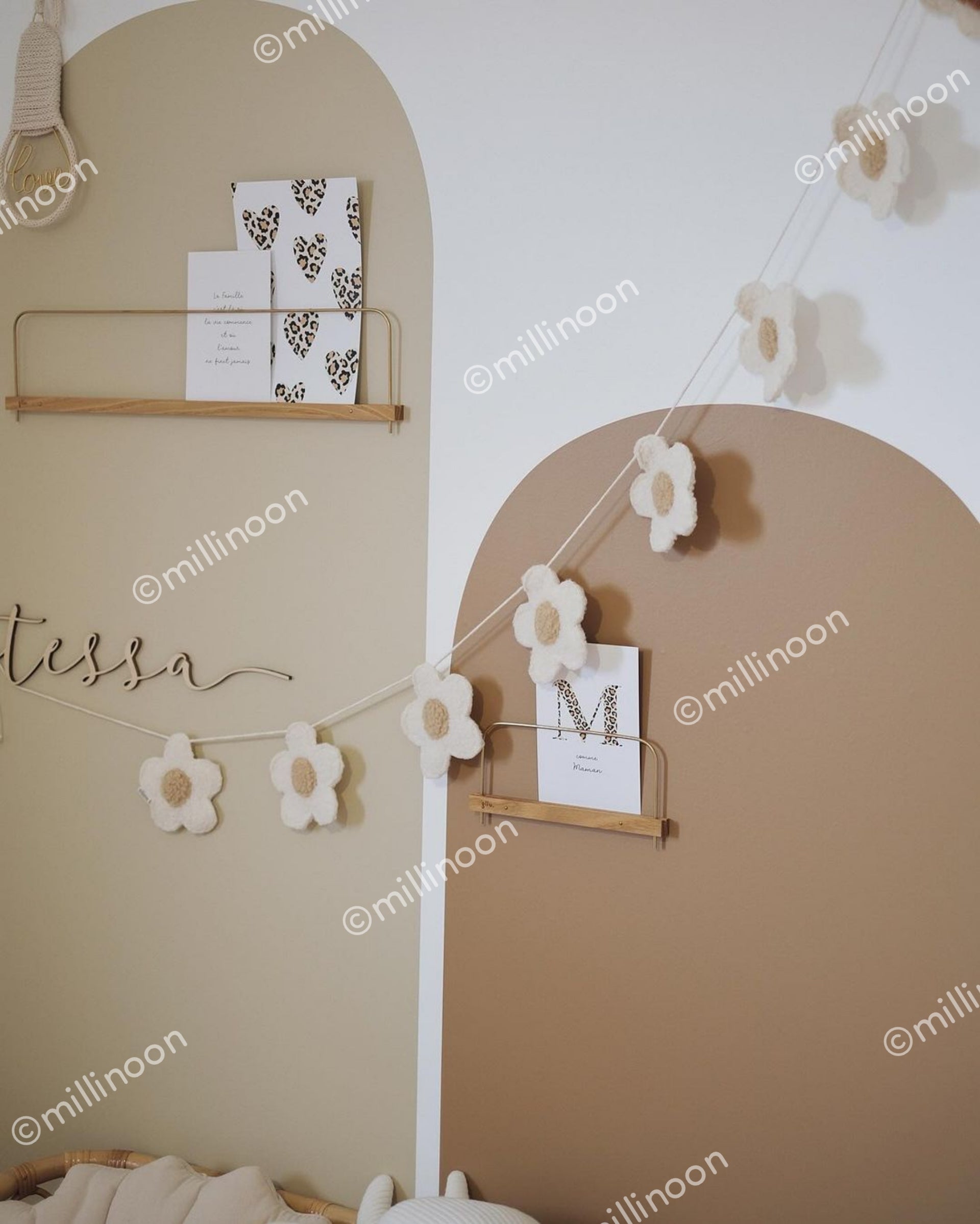 Guirlande fleur sherpa