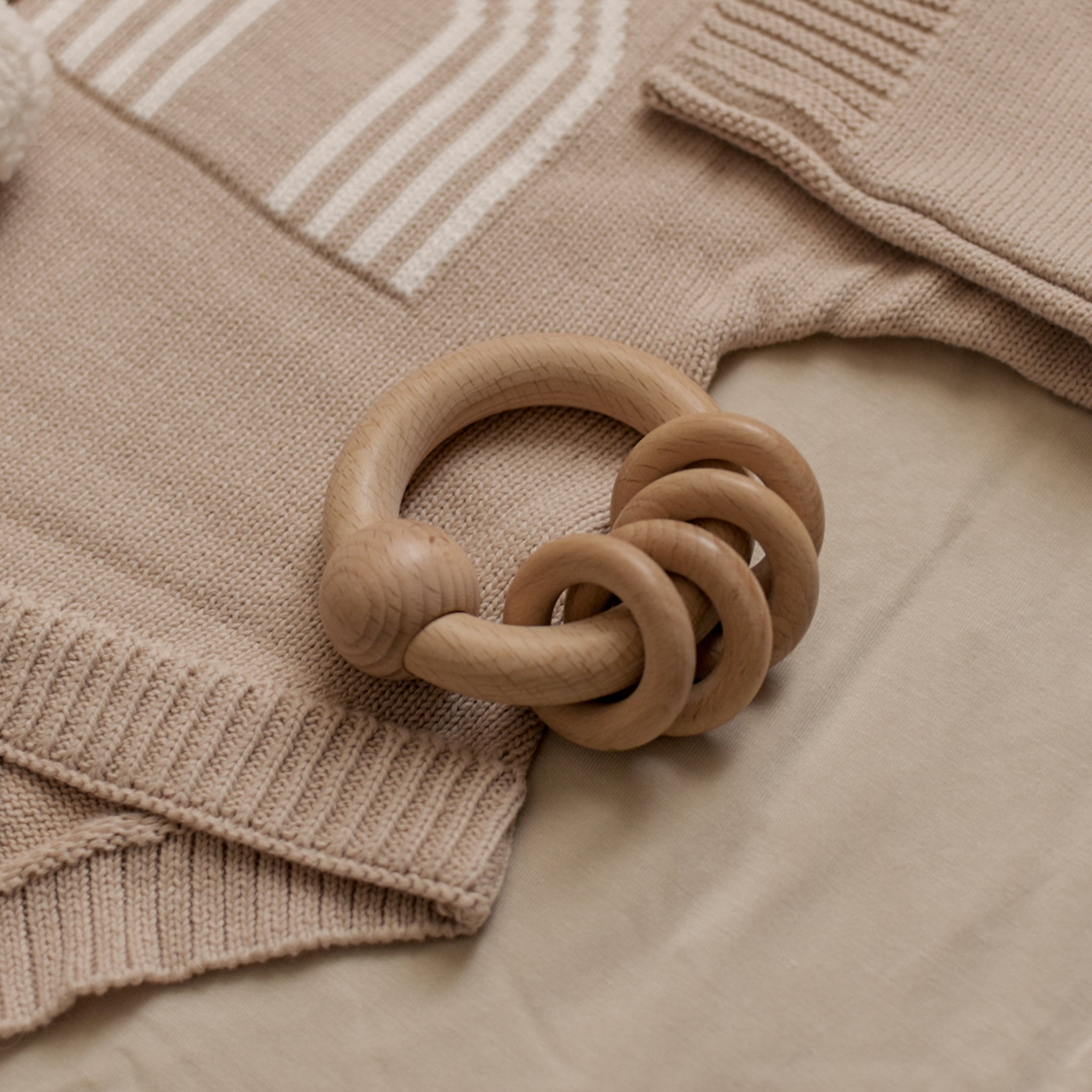 Anneau de dentition bois