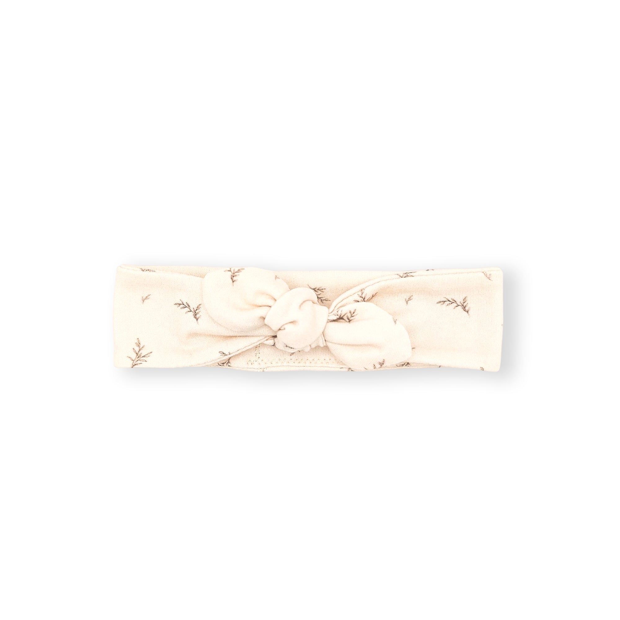 Bandeau maille coton bio branche