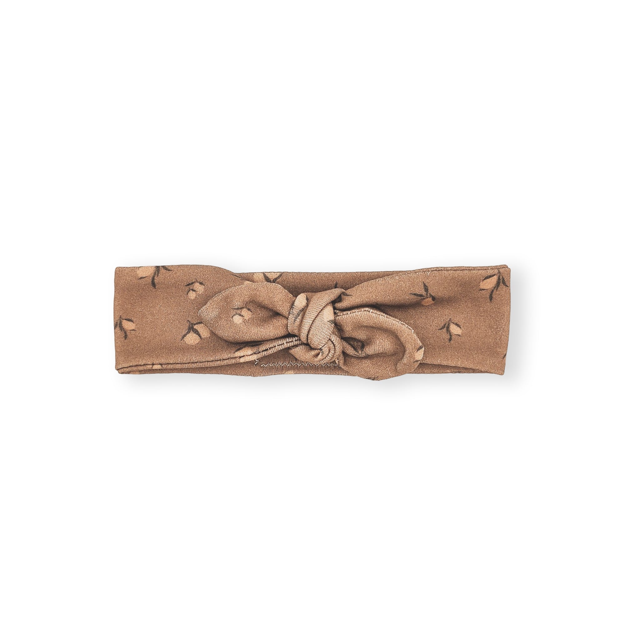 Bandeau maille coton bio citron