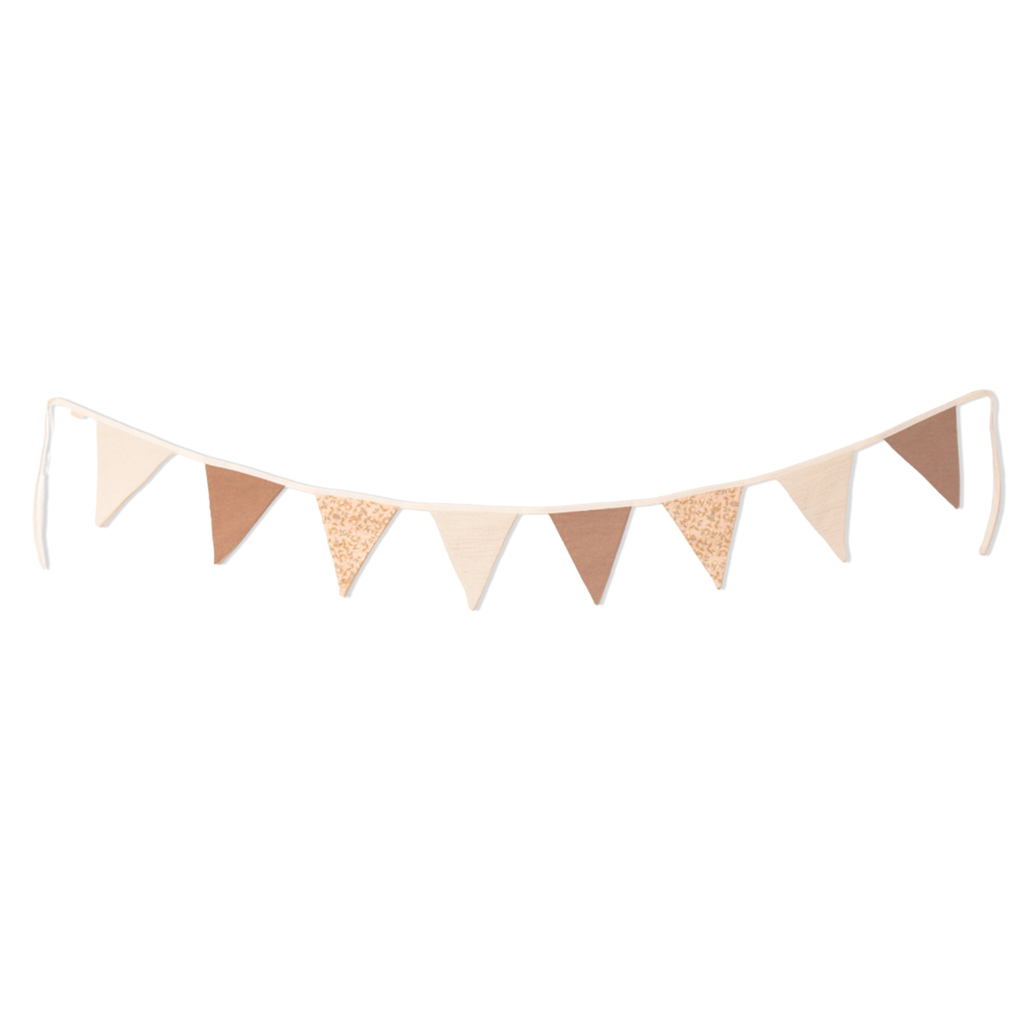 Guirlande fanion coton bio orangeraie